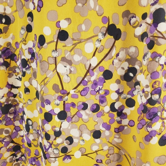 📢🎁 Apt. 9 | Purple/Yellow Ruched Fit-n-Flare - Picture 6 of 8